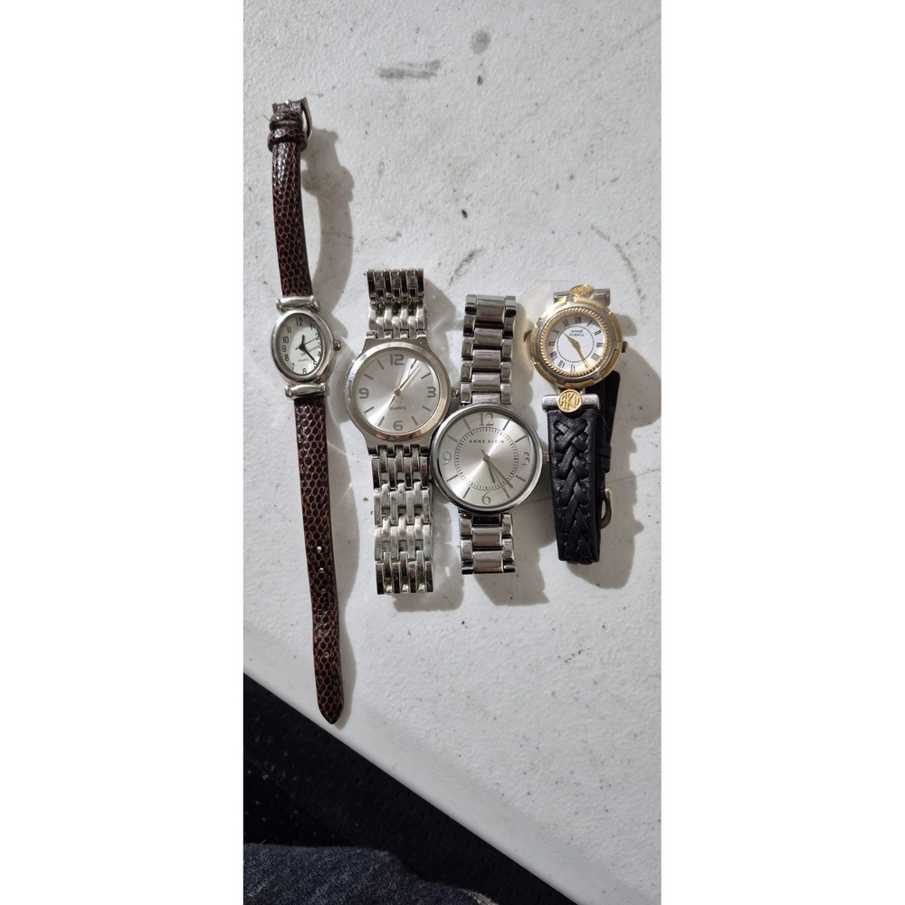 Lot of 4 Women's Watches | Anne Klein + Quartz | Parts / Repair Lot